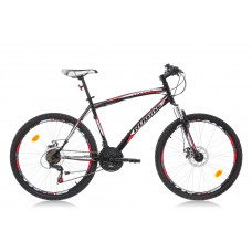 Bicicleta Robike Cougar DD 26" negru/rosu 2016
